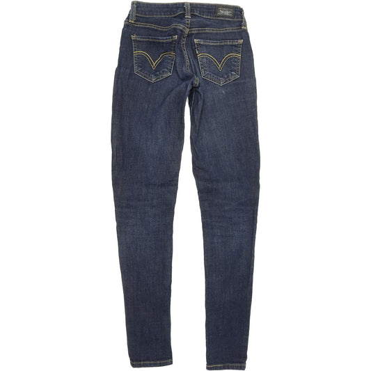 Levi's 535 Women Blue Straight Slim Jegging Stretch Jeans W24 L30