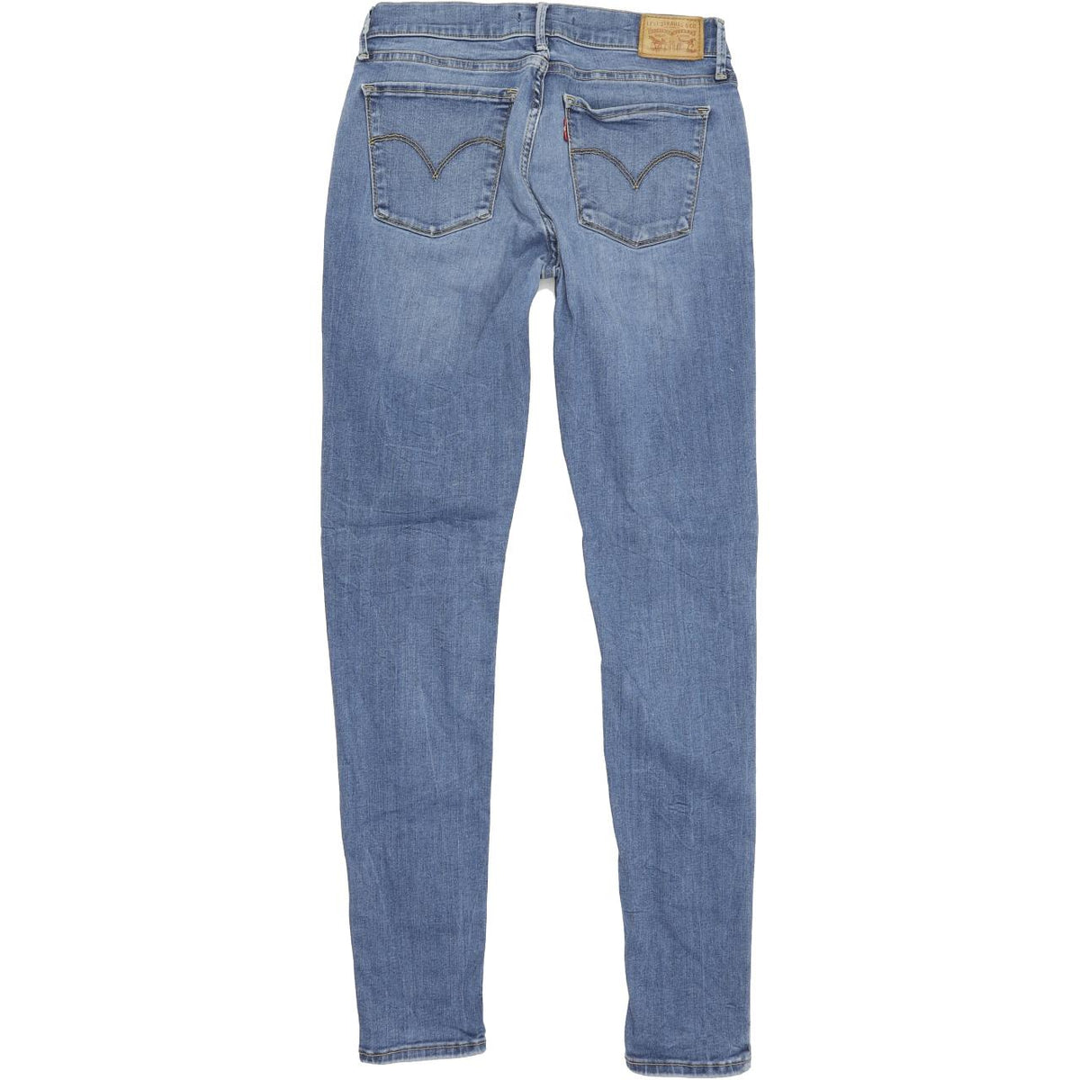 Levi's 710 Super Women Blue Skinny Slim Stretch Jeans W28 L30