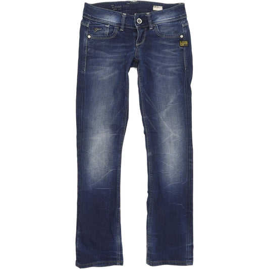 G-Star Lynn Women Blue Straight Regular Stretch Jeans W26 L30