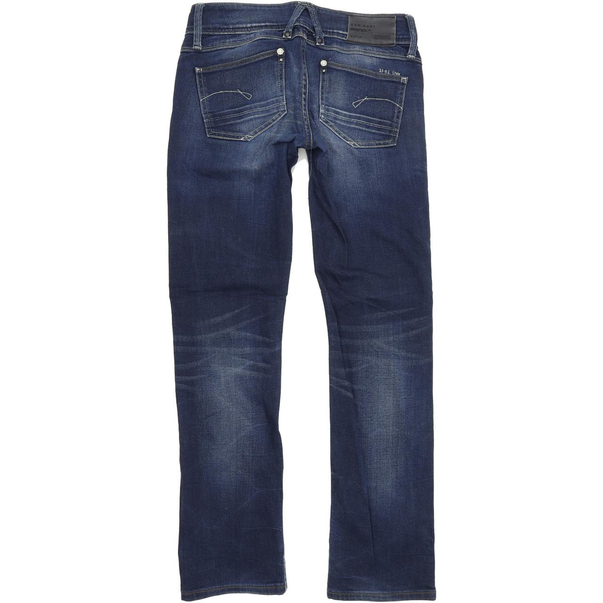 G-Star Lynn Women Blue Straight Regular Stretch Jeans W26 L30