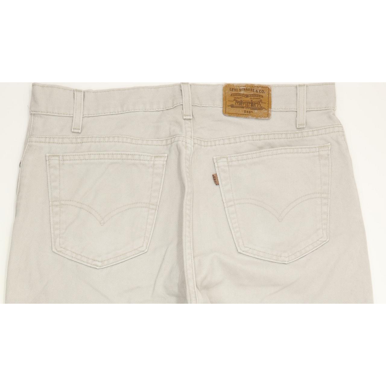 Levi's 540 Made in USA Men Beige Straight Relaxed Jeans W36 L28
