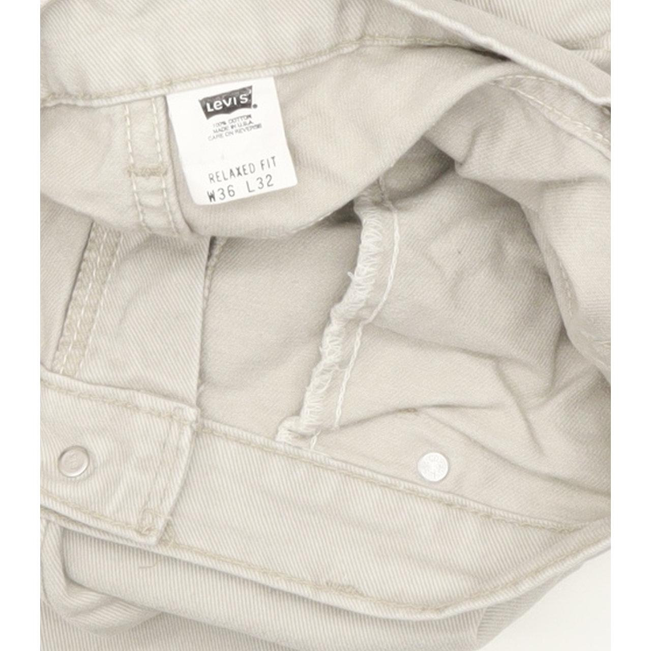 Levi's 540 Made in USA Men Beige Straight Relaxed Jeans W36 L28