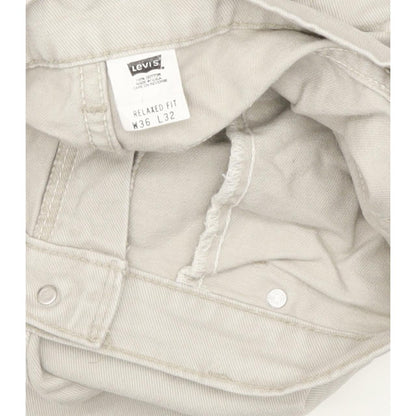 Levi's 540 Made in USA Men Beige Straight Relaxed Jeans W36 L28