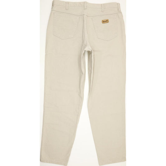 Wrangler Utah Men Beige Straight Regular Jeans W38 L34