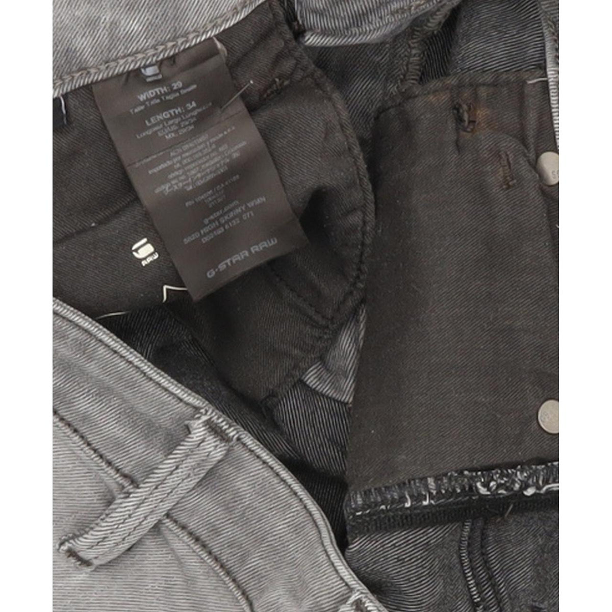 G-Star 5620 High Women Grey Skinny Stretch Jeans W29 L32