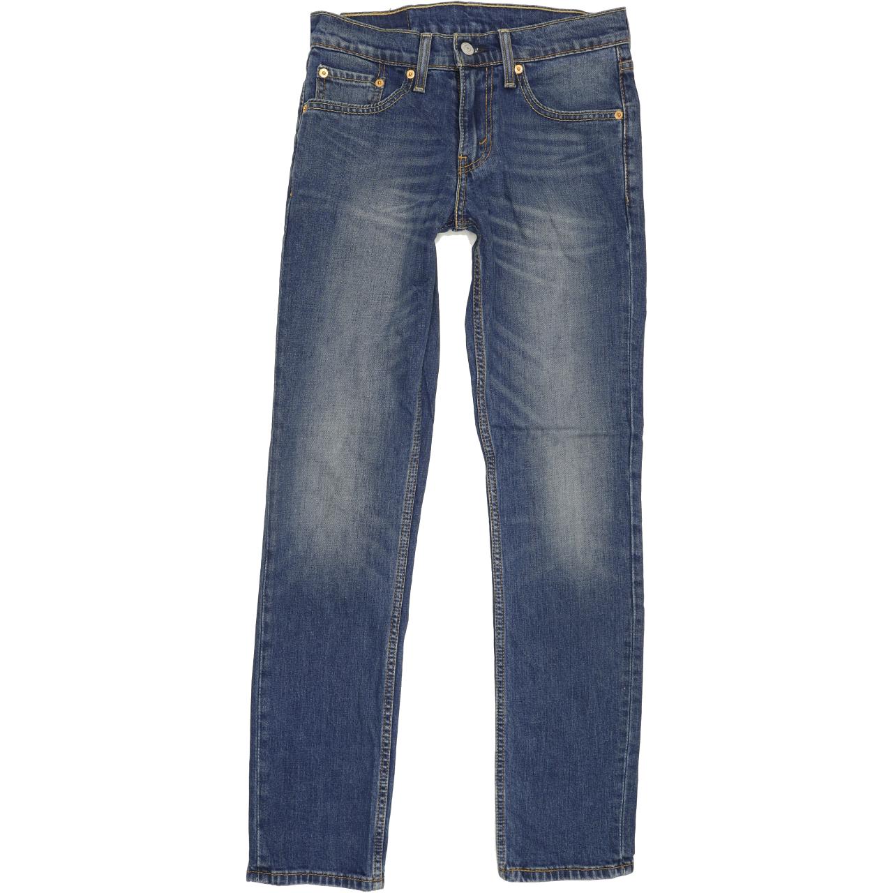 Levi's 511 Men Blue Straight Slim Jeans W28 L31