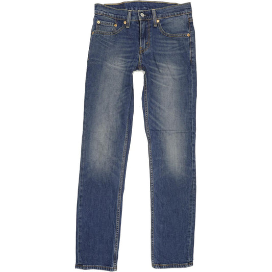 Levi's 511 Men Blue Straight Slim Jeans W28 L31