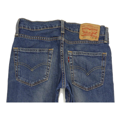 Levi's 511 Men Blue Straight Slim Jeans W28 L31