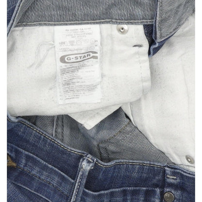 G-Star Midge Women Blue Straight Slim Stretch Jeans W28 L29