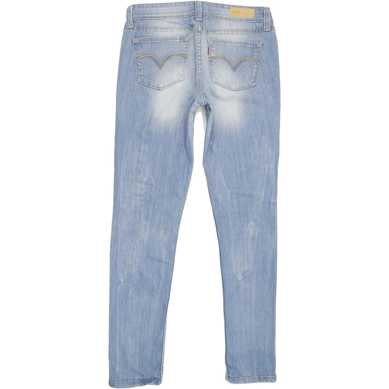 Levi's 412 Women Blue Straight Regular Stretch Jeans W29 L31