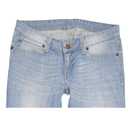 Levi's 412 Women Blue Straight Regular Stretch Jeans W29 L31