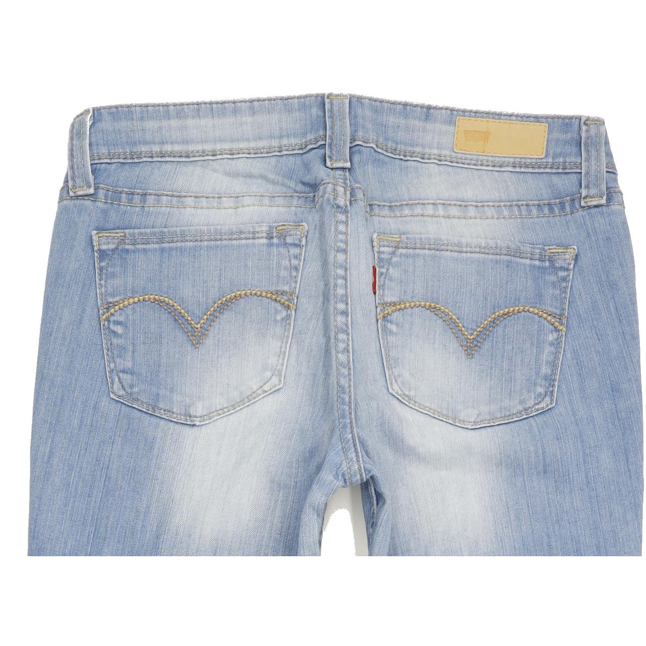 Levi's 412 Women Blue Straight Regular Stretch Jeans W29 L31
