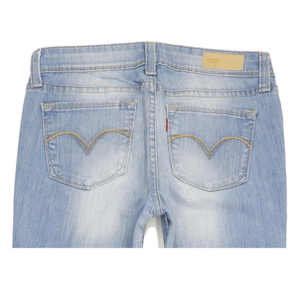 Levi's 412 Women Blue Straight Regular Stretch Jeans W29 L31