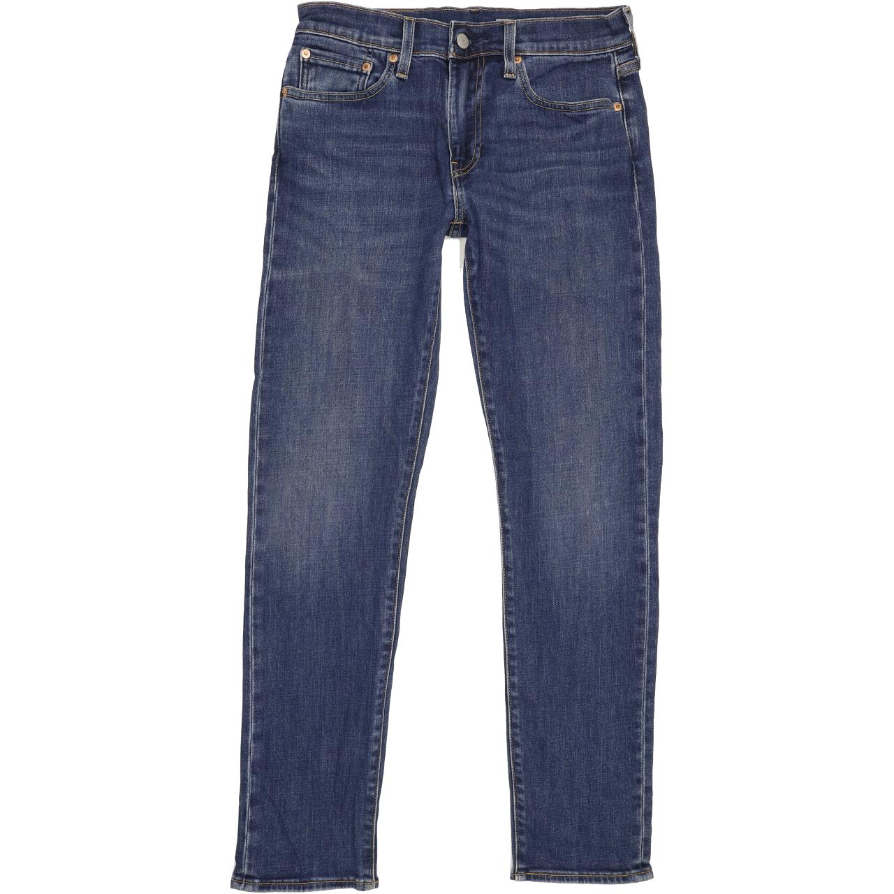 Levi's 502 Men Blue Tapered Regular Stretch Jeans W28 L31