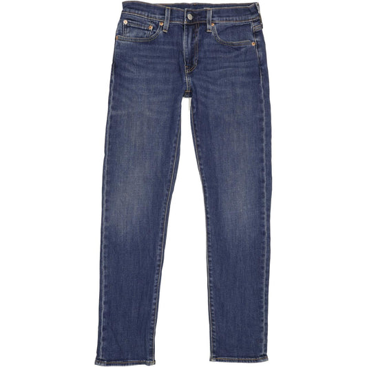 Levi's 502 Men Blue Tapered Regular Stretch Jeans W28 L31