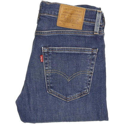 Levi's 502 Men Blue Tapered Regular Stretch Jeans W28 L31