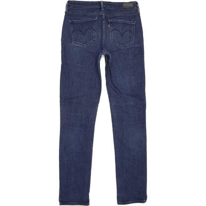 Levi's Demi Curve Women Blue Straight Slim Stretch Jeans W28 L32