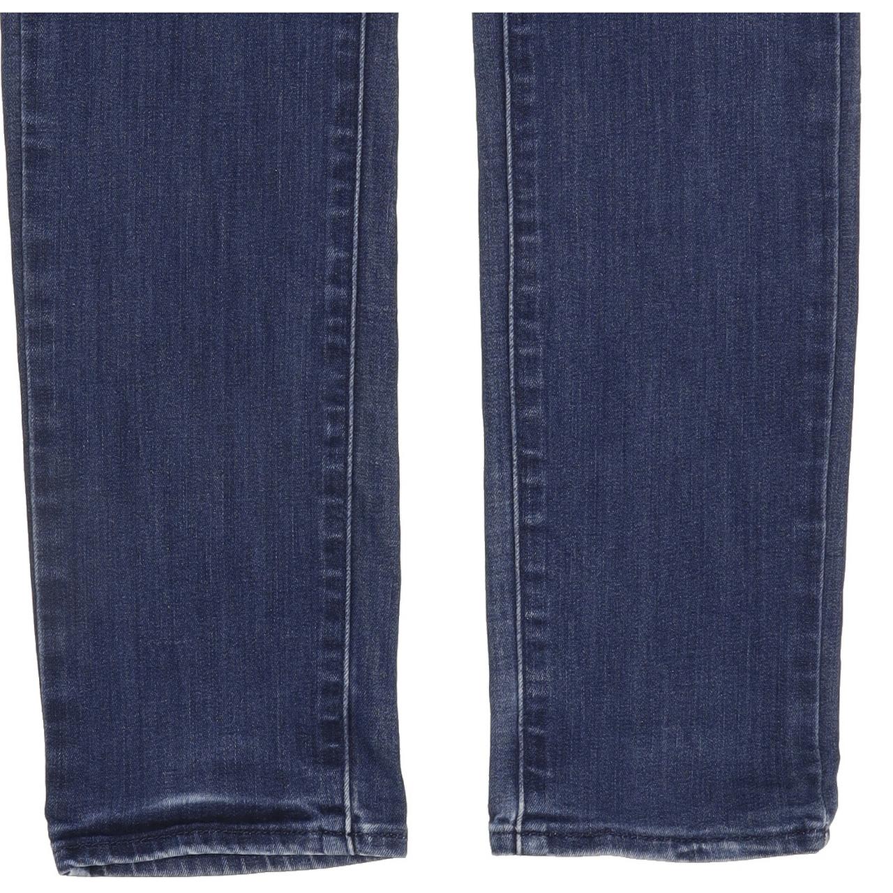 Levi's Demi Curve Women Blue Straight Slim Stretch Jeans W28 L32