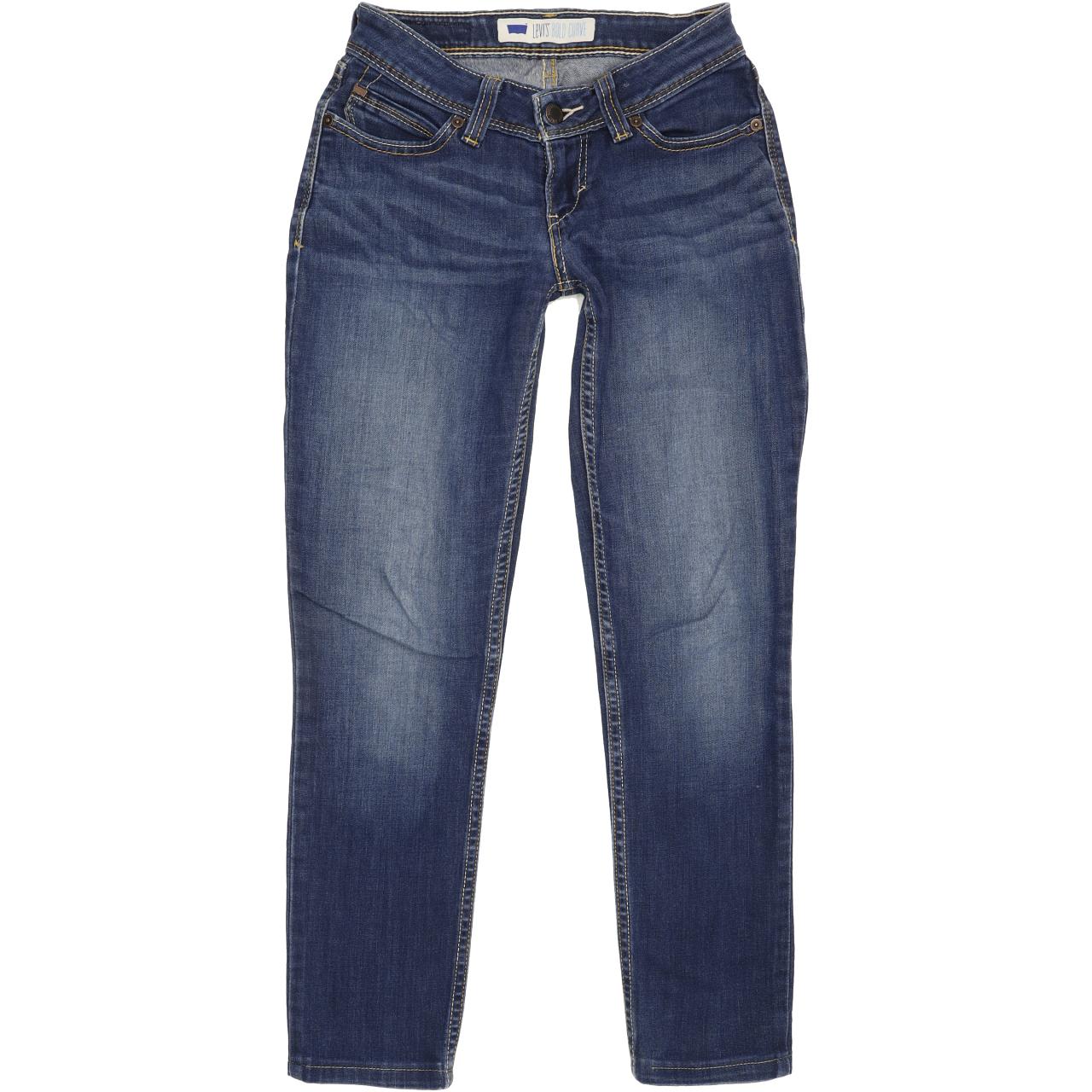 Levi's Bold Curve Women Blue Skinny Slim Stretch Jeans W24 L26