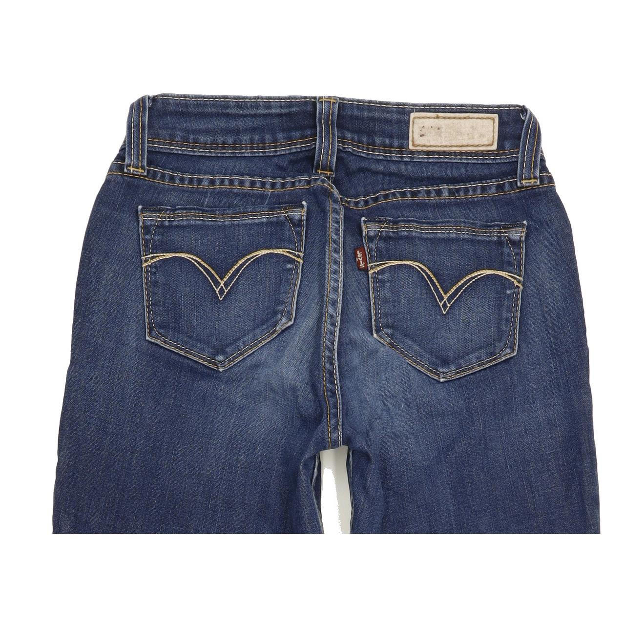Levi's Bold Curve Women Blue Skinny Slim Stretch Jeans W24 L26