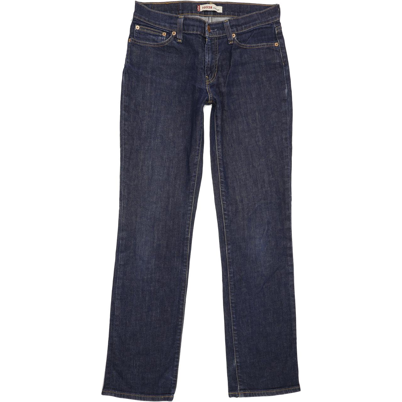 Levi's 528 Women Blue Straight Regular Stretch Jeans W30 L31