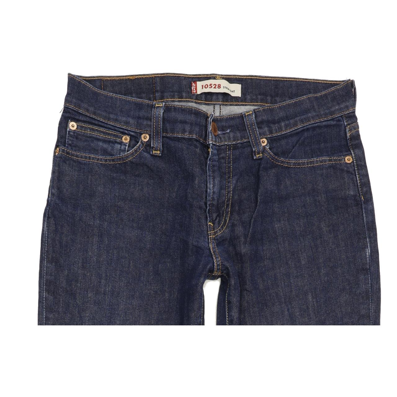 Levi's 528 Women Blue Straight Regular Stretch Jeans W30 L31