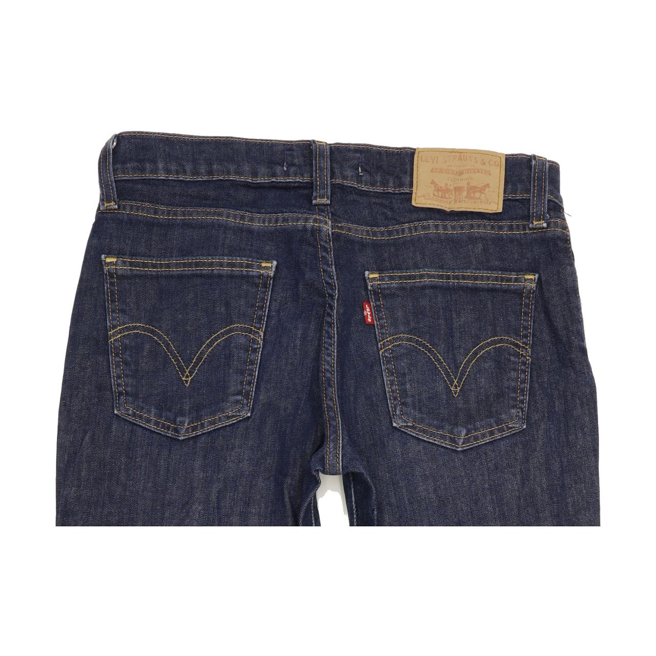 Levi's 528 Women Blue Straight Regular Stretch Jeans W30 L31