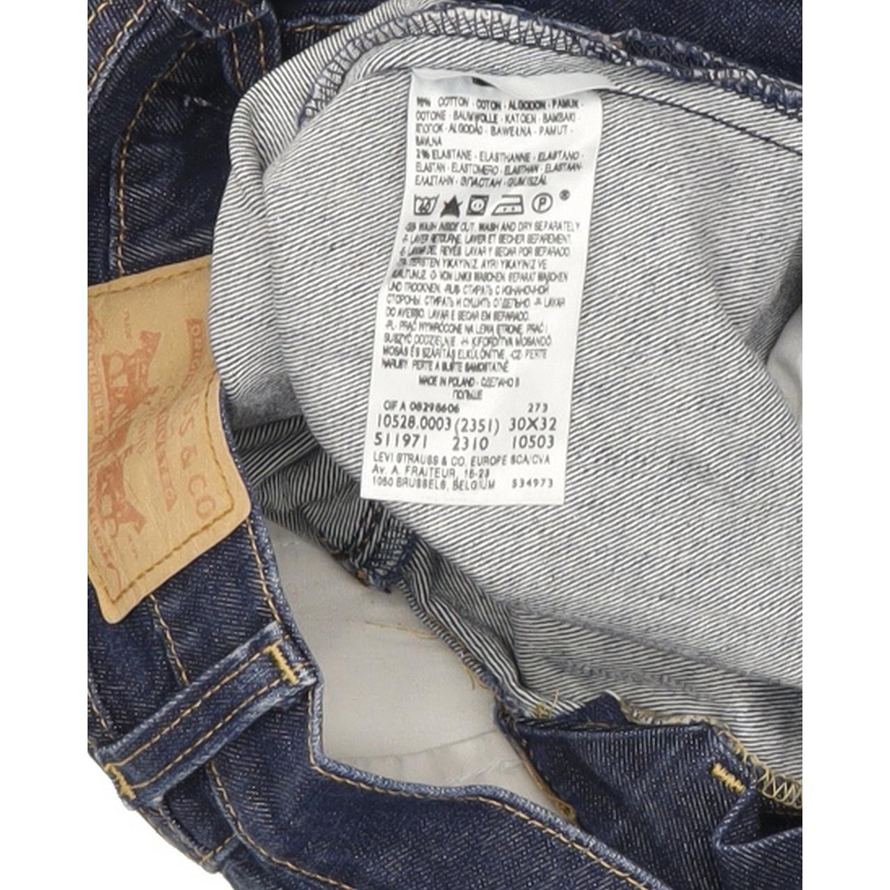 Levi's 528 Women Blue Straight Regular Stretch Jeans W30 L31