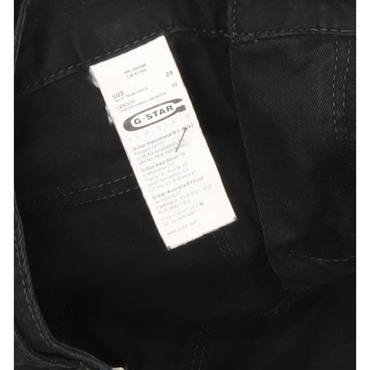 G-Star Cleaver Women Black Skinny Slim Stretch Jeans W28 L32