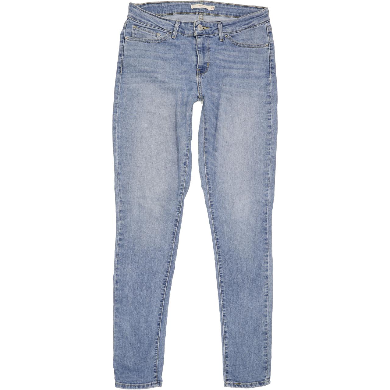 Levi's 711 Women Blue Skinny Slim Jeans W29 L32