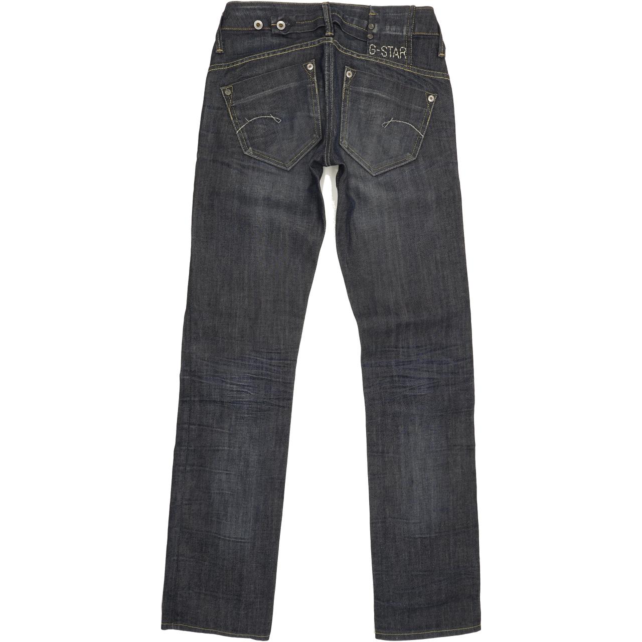 G-Star Midge Women Blue Straight Slim Stretch Jeans W25 L32