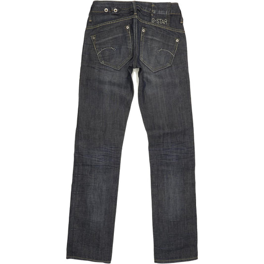 G-Star Midge Women Blue Straight Slim Stretch Jeans W25 L32