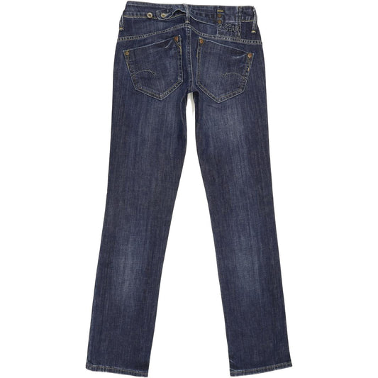 G-Star Midge Women Blue Straight Slim Stretch Jeans W26 L31