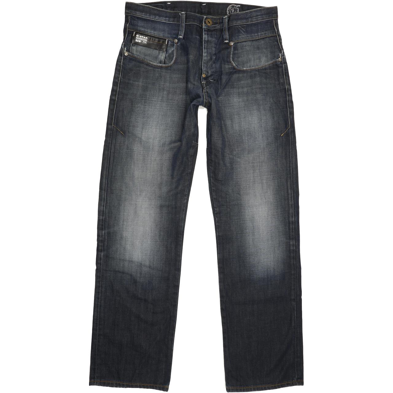 G-Star Blade Men Blue Straight Loose Jeans W31 L31