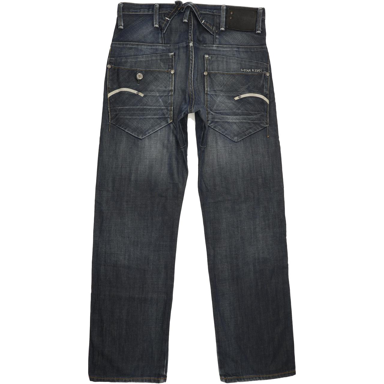 G-Star Blade Men Blue Straight Loose Jeans W31 L31