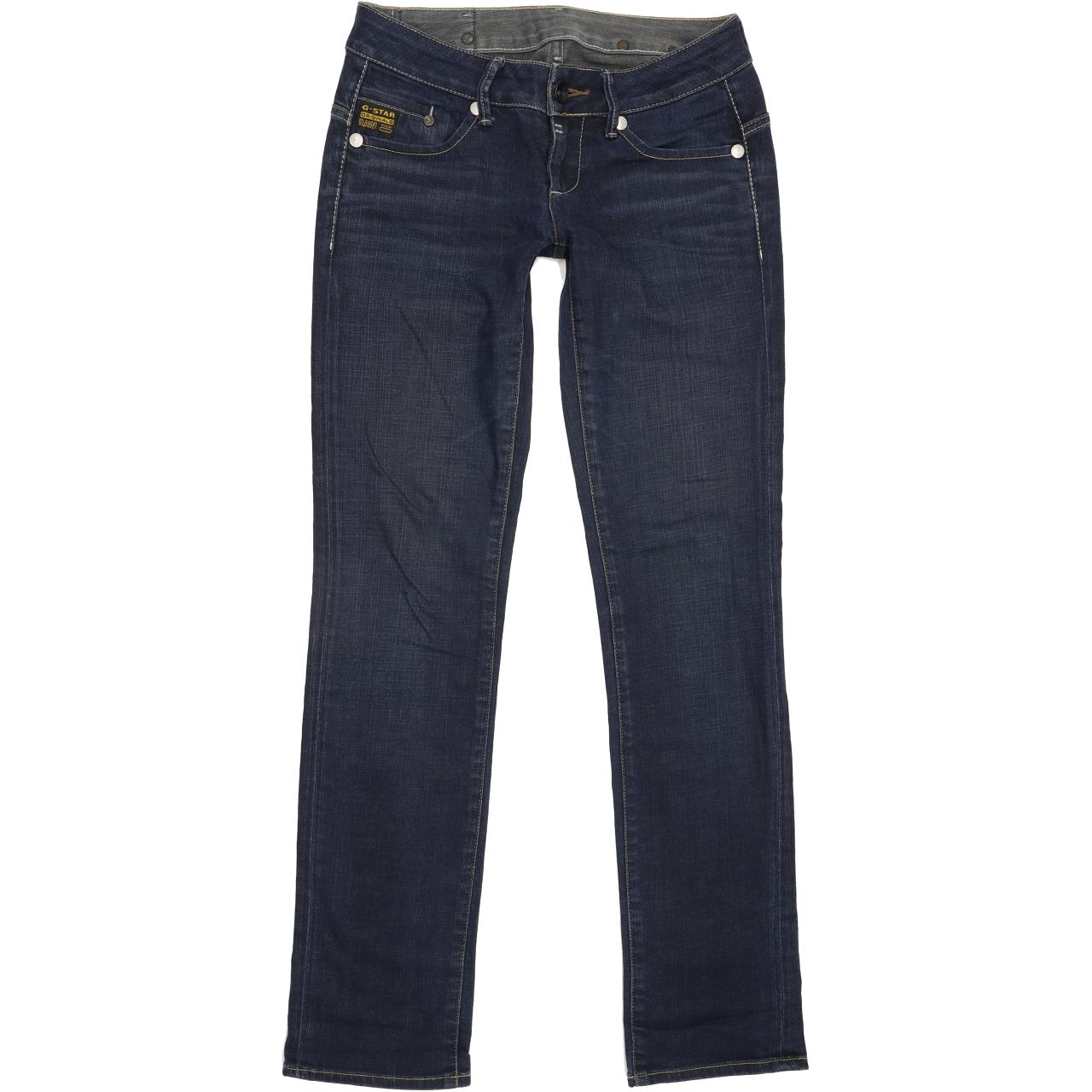 G-Star Midge Women Blue Straight Slim Stretch Jeans W26 L32