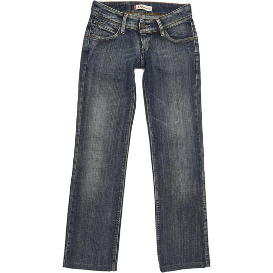 Levi's 570 Women Blue Straight Slim Stretch Jeans W26 L29