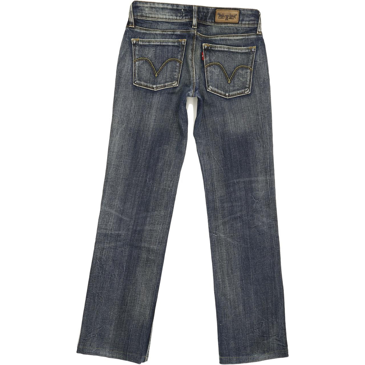 Levi's 570 Women Blue Straight Slim Stretch Jeans W26 L29