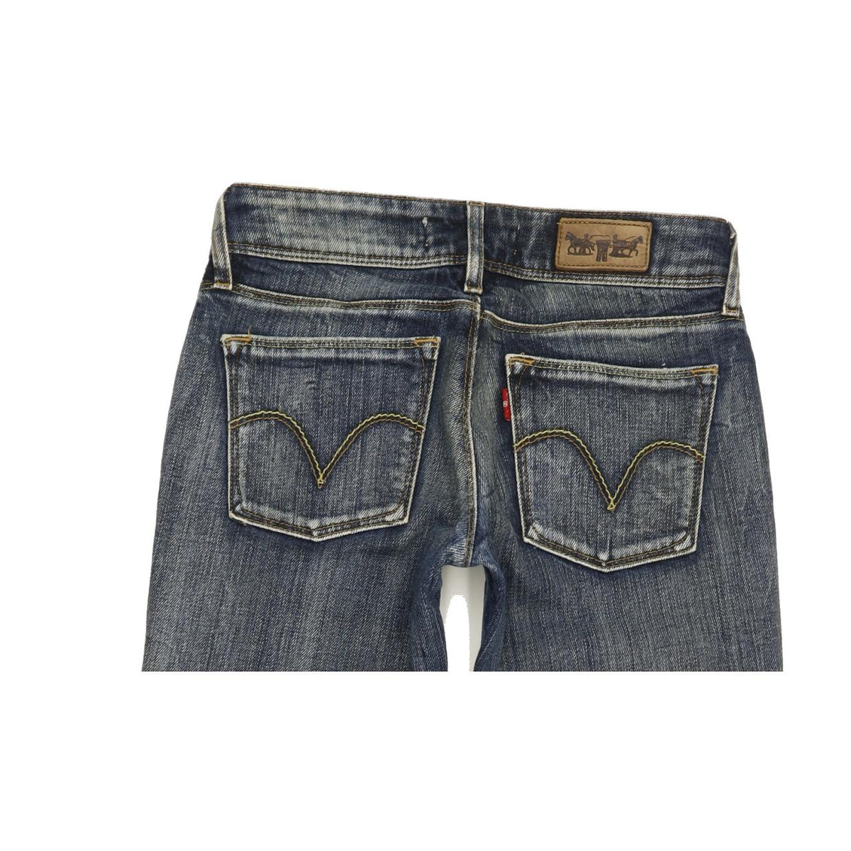 Levi's 570 Women Blue Straight Slim Stretch Jeans W26 L29