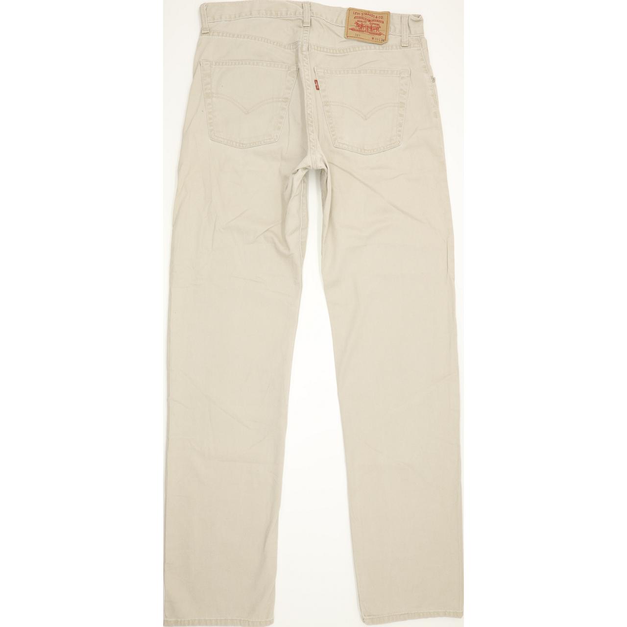 Levi's 551 Men Beige Straight Regular Jeans W33 L35