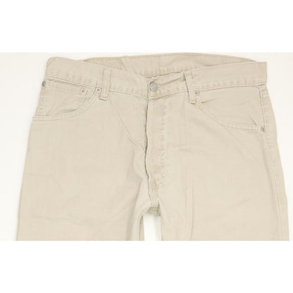 Levi's 551 Men Beige Straight Regular Jeans W33 L35