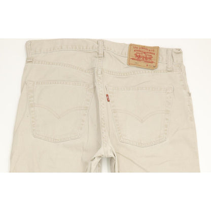 Levi's 551 Men Beige Straight Regular Jeans W33 L35