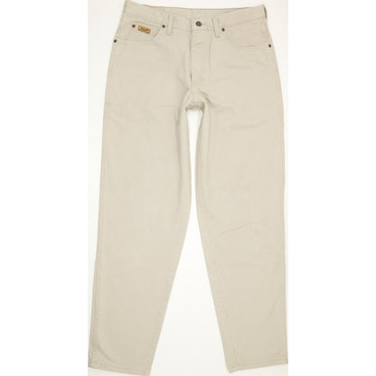 Wrangler Utah Men Beige Straight Regular Jeans W34 L33