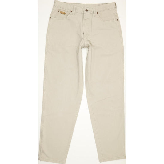 Wrangler Utah Men Beige Straight Regular Jeans W34 L33