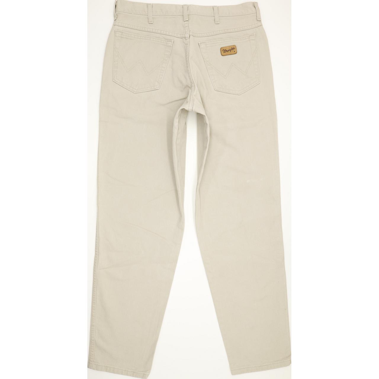 Wrangler Utah Men Beige Straight Regular Jeans W34 L33