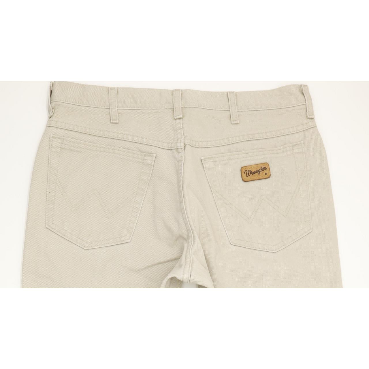 Wrangler Utah Men Beige Straight Regular Jeans W34 L33