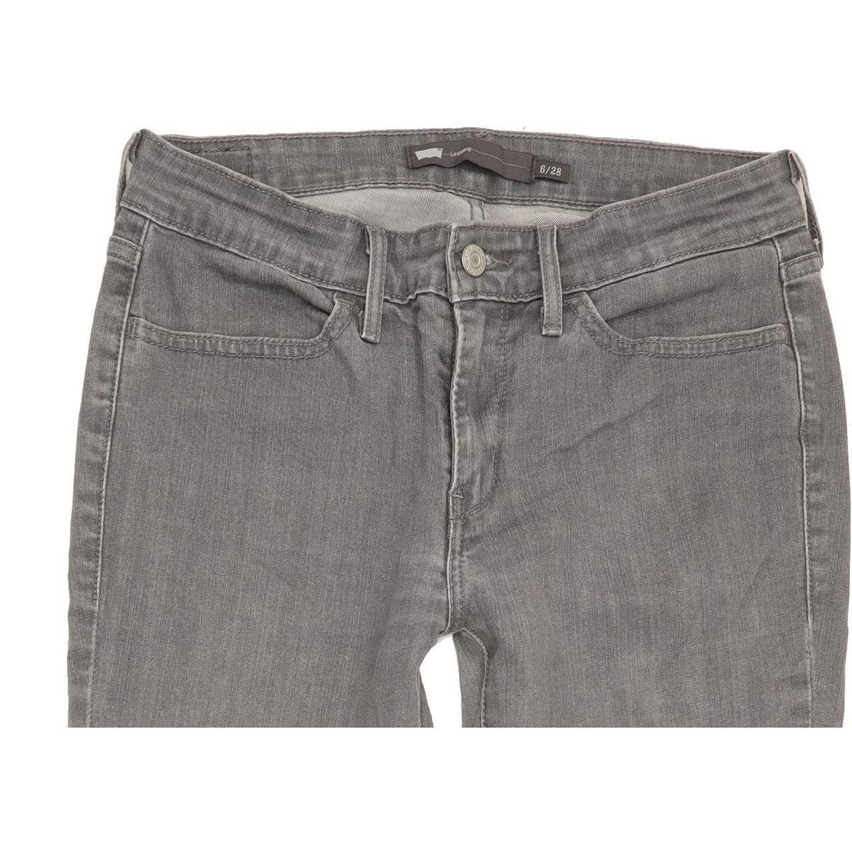 Levi's Legging Women Grey Skinny Regular Stretch Jeans W28 L28