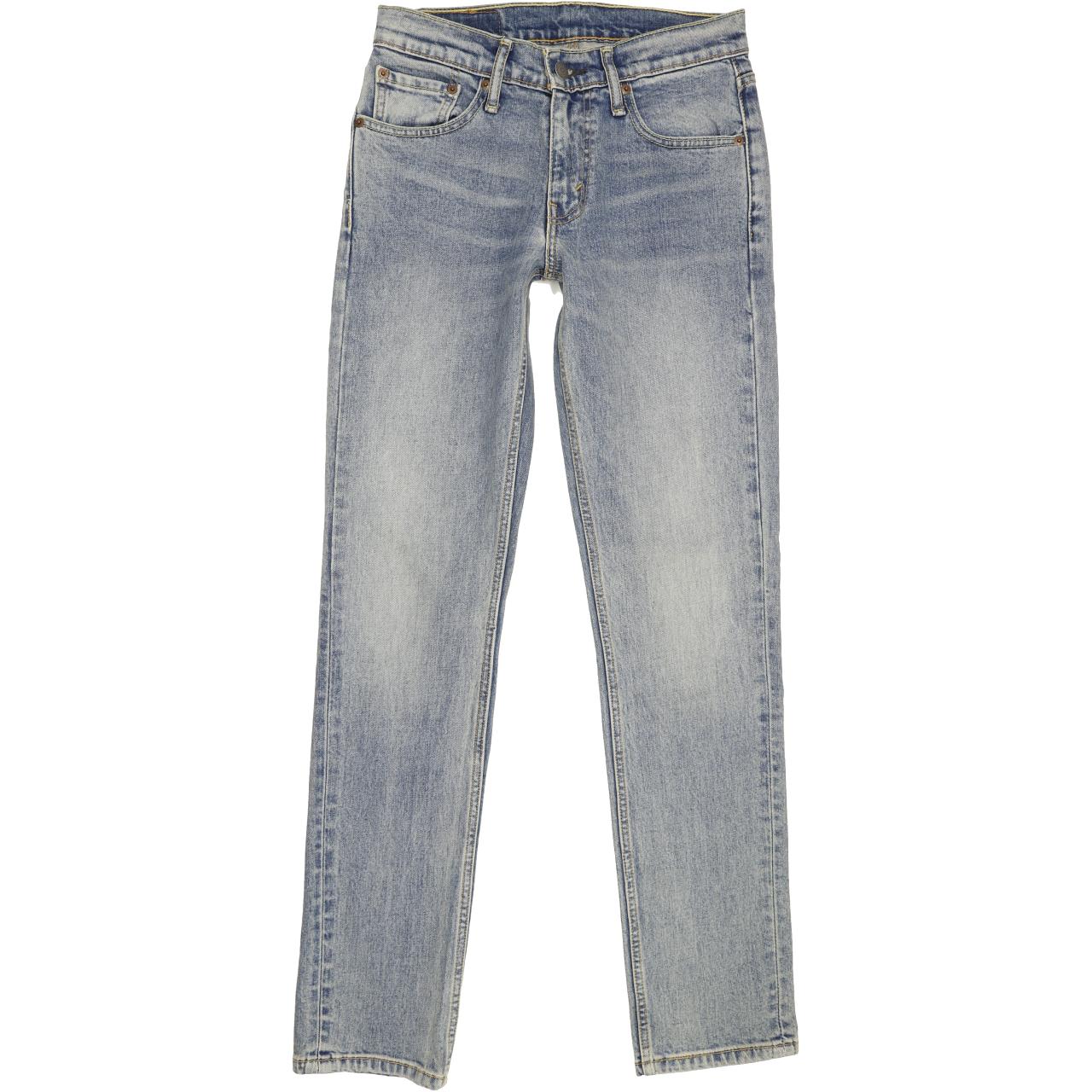 Levi's 511 Men Blue Straight Slim Stretch Jeans W28 L32