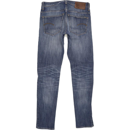G-Star 3301 Men Blue Straight Slim Stretch Jeans W31 L34