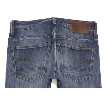 G-Star 3301 Men Blue Straight Slim Stretch Jeans W31 L34